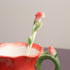 Beddinginn Pink Tea Cups and Saucers (Red)...