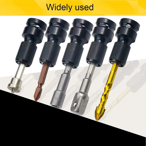 DCA 4PCS 1/2 inch Square Drive to 1/4 inch Hex Female Socket Adapter Converter Chuck Adapter for Impact Air and Electric Wrench...