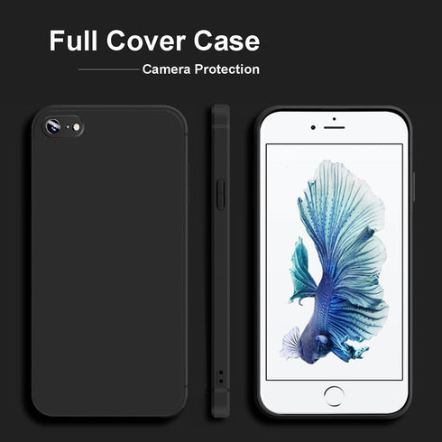 TENOC Phone Case Compatible with iPhone 6 & iPhone 6s, Black Case Anti-Fingerprint Protective Bumper Matte Cover for 4.7 Inch...