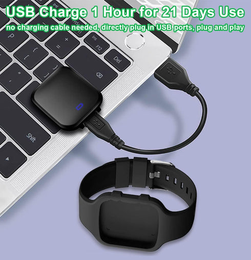 Fitness Pedometer Watch for Boys Girls, Kids Fitness Tracker Without App/Bluetooth/Phone, Rechargeable Kids Watch, LED Sports Watch with Alarm Clo...