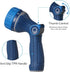 Airthereal Garden Hose Nozzle Sprayer with Patented Cyclone Mode, 8 Spray Patterns with Thumb Control for High-Pressure Garden, Lawn, Car, and Pet...