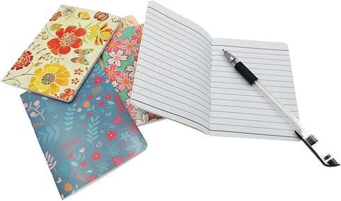 ALIMITOPIA 8pcs Mini Notebook Portable Pocket Journal Steno Memo Notebook MiniDaily NotePad,Mini SIze 3.5X5 & 24 sheets,College Ruled Pages...