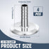 4 Pcs 1.5" Tri Clamp to 0.5" Hose Barbed Adapter 304 Stainless Steel Sanitary Hose Barb Pipe Fitting 50.5 mm Barbed Hose Fittings Sanitary Fitting...