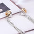 2pcs Double Chain Brooch Gold Silver Gothic Rivet Head Chain Shirt Backpack Scarf Pendant Chain Accessories...