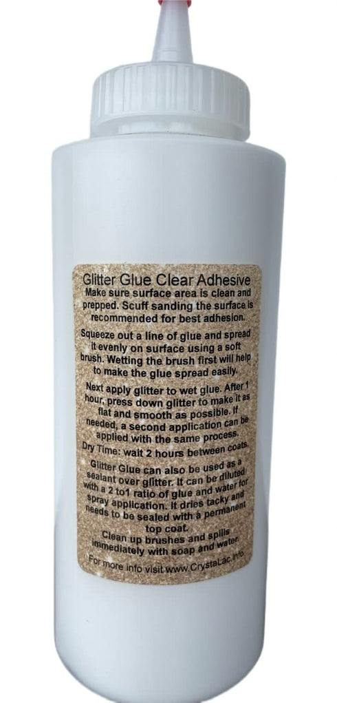 CrystaLac Glitter Glue Adhesive (12oz)...