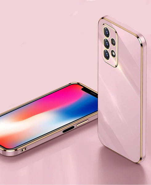 Compatible with Galaxy A32 5G Case Cover Cute Full Camera Lens Protection & Electroplate Shockproof Edge Bumper TPU Silicone Protective Phone Case...