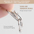PECMER 100set Copper Sewing Hook and Eye 3# Silver Bra Hooks for Skirt Clothing Bra Hook Replacement Trousers Skirt Dress Sewing Closure Sewing Ho...