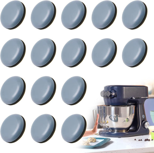 Kitchen Appliance Sliders, ELEMGULY 16 Pack DIY Adhesive Magic Telfon Self Stick Sliders Sliding Tray for Most Coffee Makers, Blenders, Air Fryers...