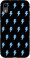 iPhone XR Lightning Bolt Blue Pattern Cute Trendy Aesthetic Phone Case...
