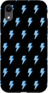 iPhone XR Lightning Bolt Blue Pattern Cute Trendy Aesthetic Phone Case...
