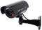 F FINDERS&CO Dummy Security Camera, Fake CCTV Surveillance System with Realistic Red Flashing Lights and Warning Sticker for Indoor Outdoor (1, Bl...