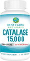 Best Earth Naturals Catalase Supplement 15,000 - Hair Supplements for Strong Hair - 30-Day Supply...