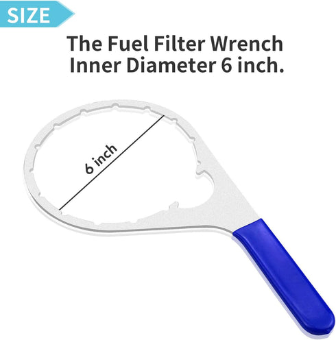 Colar/Vent Cap Fuel Filter Wrench for 380134 382 with 6 inch Inner Diameter Compatible with Detroit Diesel Truck Cummins Engines...
