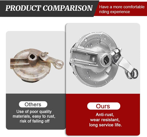 Newsmarts Motorcycle Front Rear Drum Brake Pad Shoe Drum Hub Assembly Fit for HONDA CRF50 XR50 SSR Lifan Coolster Baja Chinese Pit Bike...