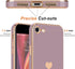 Teageo for iPhone SE 2020 Case, iPhone 7 Case, iPhone 8 Phone Case for Women Girl Cute Love-Heart Luxury Bling Plating Soft Back Cover Camera Prot...