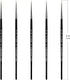 XDT#725 Micro Detail Artist Pin Point Painting Brush Set of 5 Piece #00000 Brushes Set, Acrylic Watercolor Oil, Fine Detailing Painting, Art, Scal...