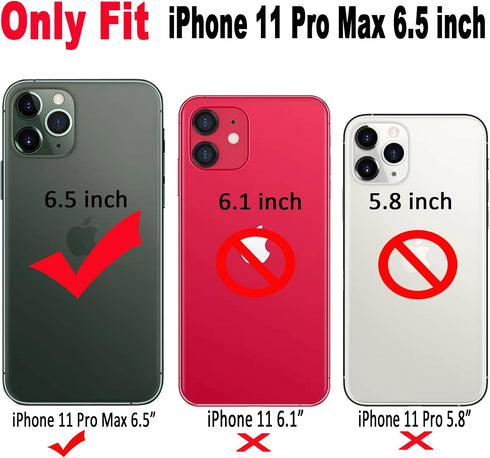 Qokey Compatible with iPhone 11 Pro Max Case 6.5 inch,Flower Design Cute Clear for Men Women Girls with 360 Degree Rotating Ring Kickstand Soft TP...