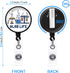 Lab Technician Retractable Badge Reel with Alligator Clip Lab Life ID Card Badge Holder Cute Lab Tech Beaker Badge Funny Badge Reel Gift for Medic...