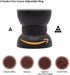 LHS Manual Coffee Grinder with Ceramic Burrs, Hand Coffee Bean Grinder with 2 Containers Adjustable Coarseness for Home, Office and Travelling...