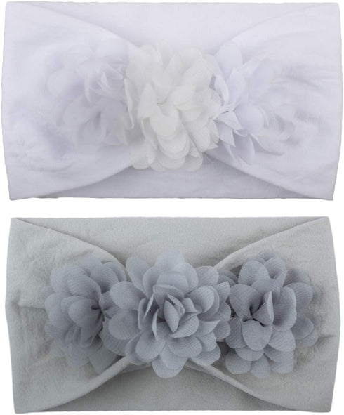 WZT Stretchy Knot Nylon Baby Headbands For Newborn Baby Girls Infant Toddlers Kids Bows Child Hair Accessories...
