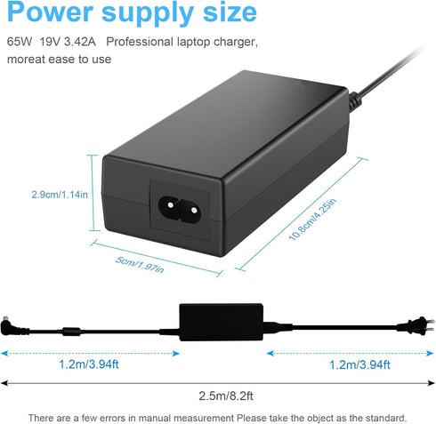 Futurebatt AC Adapter Laptop Charger for Toshiba Satellite C55 C50 C55D C655 C655D C850 C855 C855D L755 L655 L745 L775 L855 L505 L55 S55 P50 P50T ...