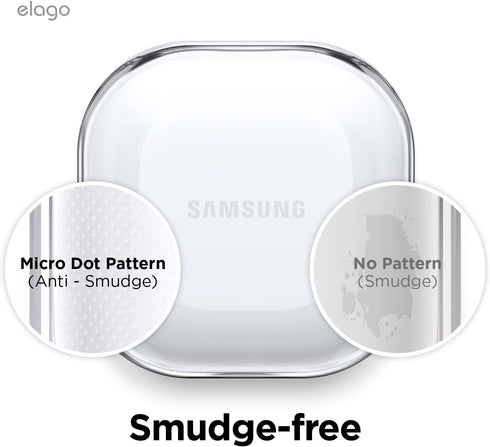 elago Clear Case Compatible with Samsung Galaxy Buds FE Case (2023) Premium TPU Material, Precise Cutouts, Drop Protection, Shockproof Cover, Anti...