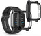 kwmobile Case Compatible with Garmin Venu Sq 2 Music/Sq 2 Case - 2X TPU Silicone Fitness Tracker Cover - Black...