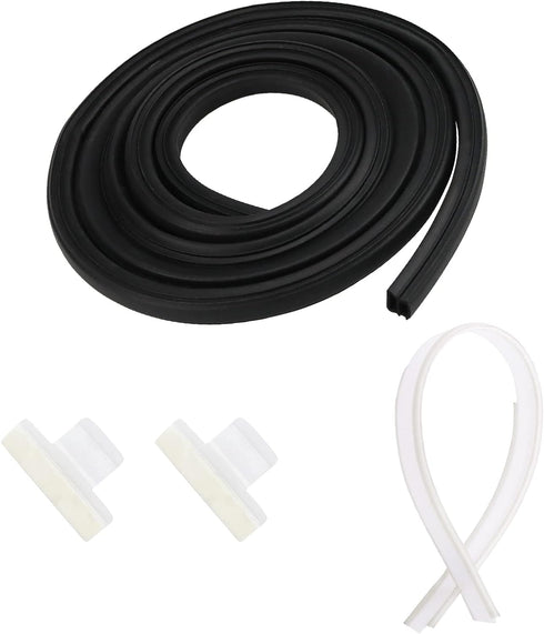 APPLIANCEMATES 154827601 Dishwasher Door Seal&809006501 Lower Seal&154701001 Splash Shield kit Compatible with Frigidaire, Kenmore Replace 154211801,AP4338941,PS2203346, AP5690109