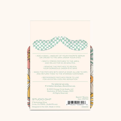 Studio Oh! Reusable Under-Eye Patches, Puffy Eyes Treatment and Under Eye Masks Skincare, Silicone Eye Patches, Pairs with Favorite Serums or Crea...
