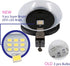 Solar Gutter Lights Outdoor, 9 LED, Super Bright, Waterproof, Wireless Security for Garden, Wall, Yard, Deck...