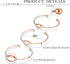 Bridesmaid Gifts, I Cant Tie The Knot Without You Bracelets -Set of 1, 4, 5, 6, 7, 10...