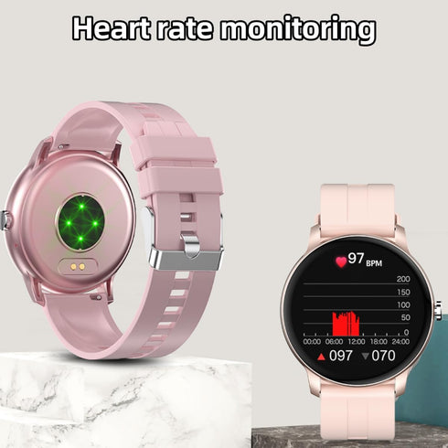 Smart Watch,1.3”Smartwatch for Women(Answer/Make Call), Fitness Tracker with 100+ Sport Modes, IP67 Waterproof, Heart Rate&Sleep Monitor, Activity...