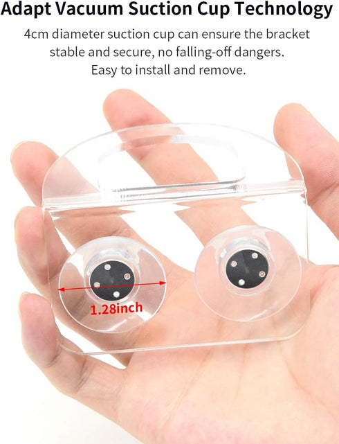 2 Pack Dish Brush Holder, Kitchen Clear Acrylic Sink Caddy Organizer, Vertical Scrub Brush Holder - Secure Suction Seals to Kitchen Sink(Clear)...