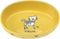 PetRageous 10300 Silly Kitty Oval Dishwasher Safe Stoneware Cat Bowl 6.5-Inch Long 4-Inch Wide 2-Inch Tall 2-Cups Capacity for Cats with Silly Kit...