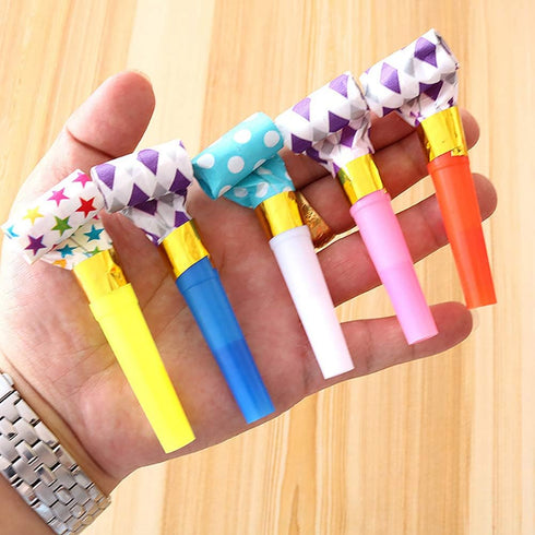 30 Pcs Party Blower Multicolor Musical Blowouts Whistles Funny Party Noisemakers Party Horns...