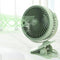 Rechargeable Clip Fan with LED Lights, Portable Powerful Clip Multifunctional Fan, Three Speed Mode, Adjustable Angle Fan,Fan with Warm Light, Amb...