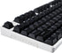 Black White Cherry Profile PBT Double Shot 104 108 ANSI ISO Top Print Shine Through Translucent Backlit keycap Suitable for MX Mechanical Keyboard...