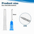 120Pcs 23Gauge Dispensing Needles 1 Inch with Cap Individually Wrapped Sealed for Scientific Labs, Measuring Refilling, Industrial Dispensing Acce...