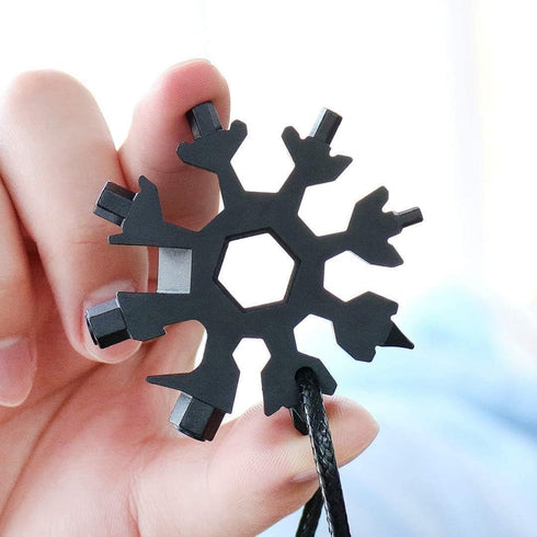 18-in-1 Snowflake Multitool - Stainless Steel Bottle Opener, Multi Tool Cool Gadget for Men, Dads, Husbands (Colorful)...