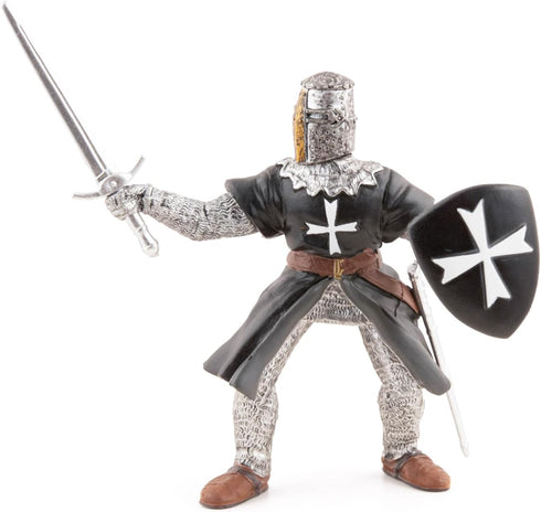 Papo - Hospitaller Knight with Sword - Figurine - 3 Years Old - Fantasy & Medieval Collection - Hand Painted - Realistic Details - Durable and Edu...