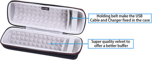 LTGEM Hard Case for ???????????????? ???????? ???????????????? ?? Ultimate Ears MEGABOOM 3 Portable Wireless Bluetooth Speaker(Black+Black)...