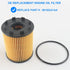 Oil Filter, Replace 68102241AA Compatible with Dodge Fiat Jeep 1.4-2012-2016 Dodge Dart, 2017-2020 Fiat 124 Spider, 2012-2019 Fiat 500 Abarth, 201...