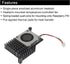 AITRIP 2 Pack Active Cooler for Raspberry Pi 5, Cooling Fan Pi5 Aluminum Heat Sink Temperature-Controlled Blower Fan with Thermal Pads Suitable fo...