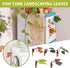 1Pc Green Betta Fish Leaf Pad,Plastic Plant Betta Hammock Leaf Bed,Simulating The Natural Habitat for Spawning Grounds,Suction Cup Betta Breeding ...