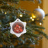 3dRose ORN_90624_1 Lobsters, Fishing Village, Hancock, Maine US20 CHA0030 Chuck Haney Snowflake Ornament, Porcelain, 3-Inch...