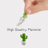 12 PCS Cactus Fridge Magnets, Mini Plant Refrigerator Magnets, 3D Cute Fridge Magnets, Fun Magnets for Refrigerator Whiteboard...