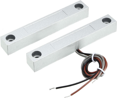 uxcell Rolling Door Contact Magnetic Reed Switch Alarm with 3 Wires for N.O./N.C. Applications MC-58...