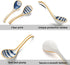 Soup Spoon Set of 4 Japanese and Korean Curved Handle Ceramic Ramen Soup Spoon for Pho Miso Salad Dessert Thai (Style 2)...