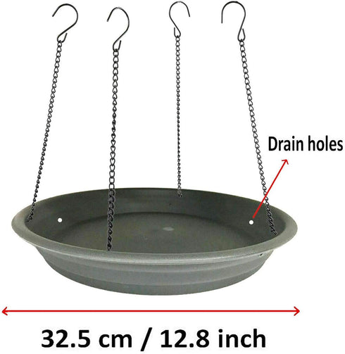 Bird Seed Catcher Tray Platform Feeder Hanging Tray Fits Most feeders Catches Most Falling Seed and Husk Great for Attracting Birds Outdoors, Back...