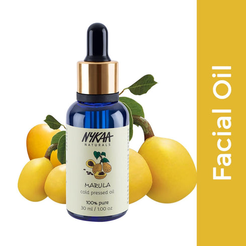 Nykaa Naturals 100 Percent Pure Cold Pressed Oil - Ideal Face Oil Skincare for Dry, Dull, Sensitive, Ageing Skin - Cruelty-Free - Marula - 1 oz...